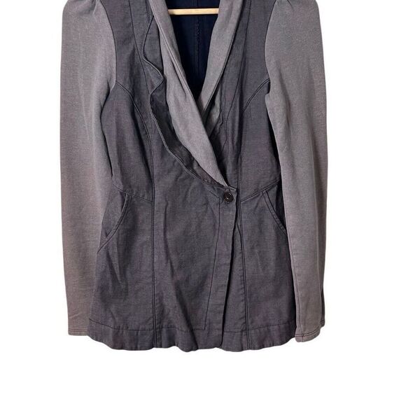 Prairie Underground Lagenlook Prince Blazer Jacket Size Small Organic Cotton - Picture 6 of 14